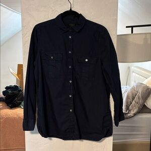 Navy J. Crew button down